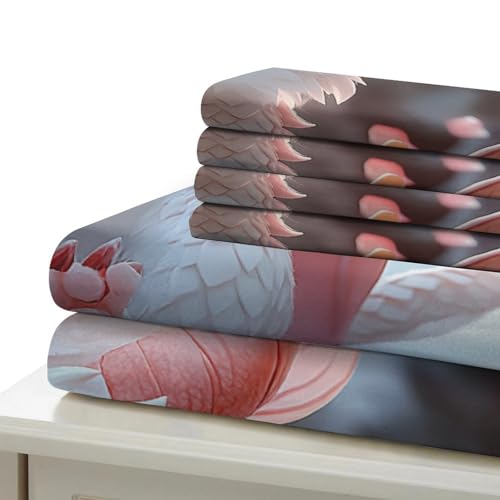 Parure de lit chien lunettes de soleil en microfibre 3D 200x200 cm
