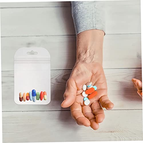 Healeved 300 Pçs Transparente Pílula Cinto Mini Bolsa Transparente Sacos De Viagem Pílula Pequenos S