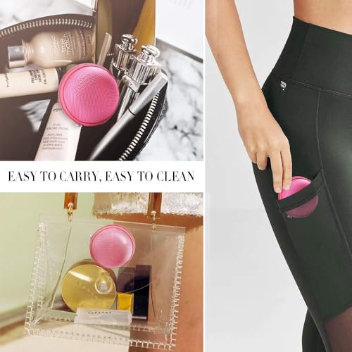 RIFNY Silicone Nipple Covers, Nippleless Pasties for Women Reusable Adhesive Invisible 6 Pairs Round and Petal with Case3