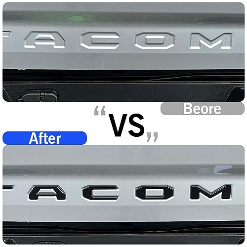 image for Miloder Tailgate Insert Letters Badges Compatible with 2016-2023 3D Ra