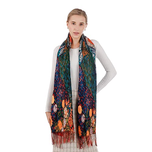 Cutewing Scarf Shawl Wraps for Women Pashmina Soft Cashmere Scarf Printed Large Blanket Scarf Warm for Fall Winter