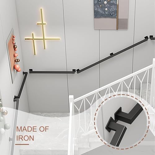Rambarde de sécurité escalier intérieur extérieur fer forgé 470cm - 5