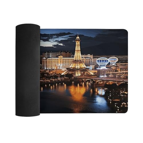 Las Vegas Night View Desk Pad Large Office Desk Mat miniatura 3