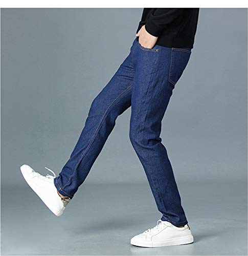 Andongnywell Mens Slim Fit Denim Pants Casual Super Stretch Straight Leg Cotton Super Comfy Pocket Jeans4