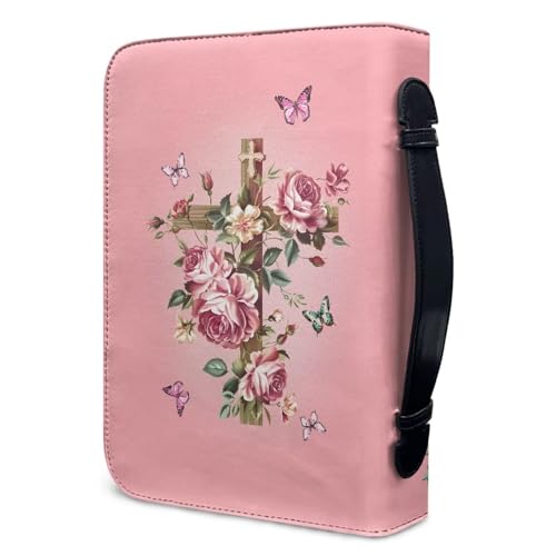 Bible Case for Women, Carrying Case With Handle and Zipper Pocket, Covers, Bags, Totes and Accessories2