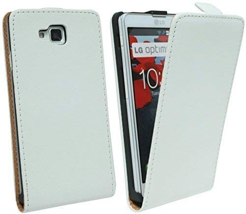 Custodia Flip fr LG D605 Optimus L9 II alle bianco...