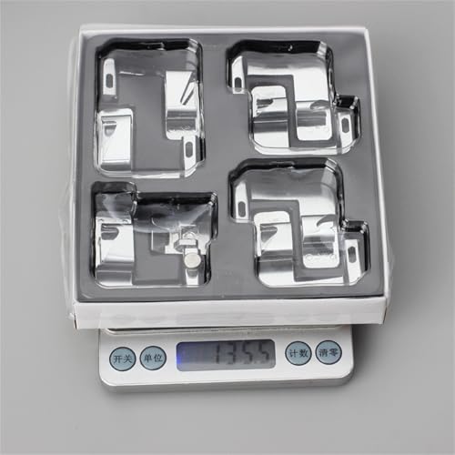 7 Piezas Pie de Prensatelas para Dobladillo Enrollable miniatura 6