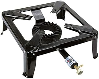 NJ SGB-07 Gas Boiling Ring - Large Camping Stove Cast Iron Burner Iron Frame LPG Outdoor Cooker 8kW