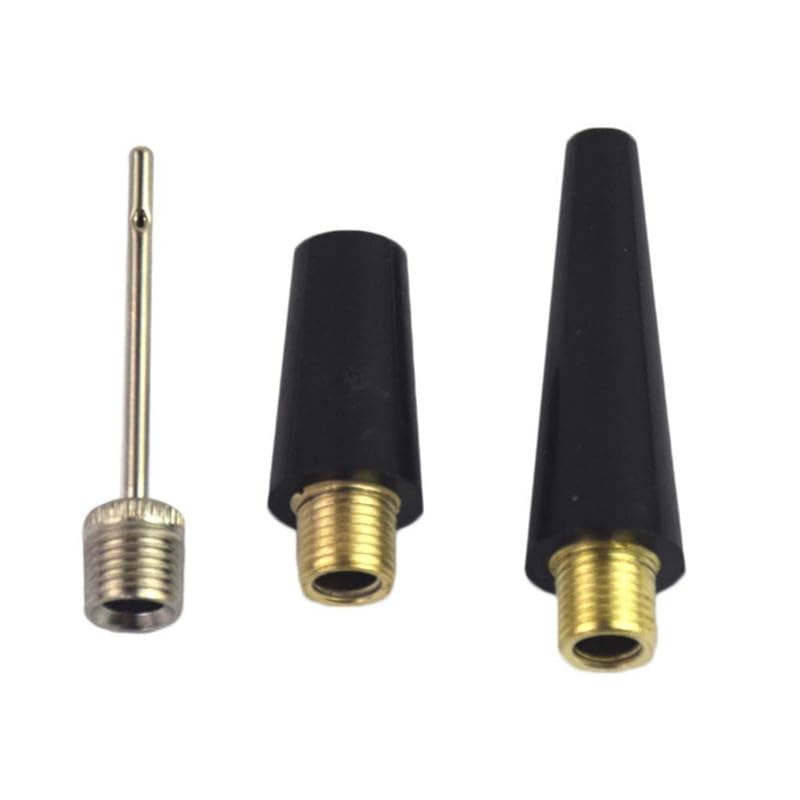 Inflator 3 Pcs Air Pump Needle, Presta and Schrader Valve Adapter, Nozzle Inflator Adapter for Balls, Bike, Balloon, Standard Pump, Air Compressor