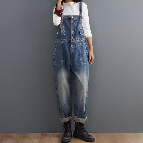 Peto vaquero para mujer holgado, el mono sin mangas ideal para tus planes de verano de los 90 4