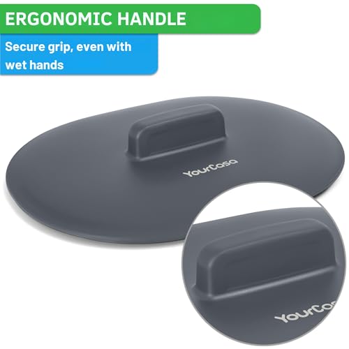 Yourcasa Organic Kitchen Waste Bin, 3.6 L, Compost Bin with Sieve, Dishwasher Safe, Odour-Proof, Charcoal - Image 6