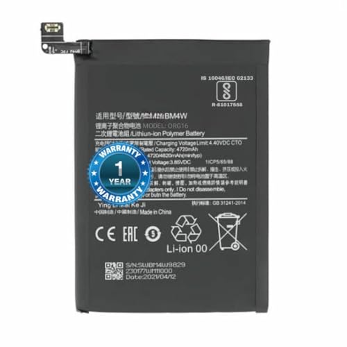 Image of Original BM53 Battery for Readmi 10T 5G /10T Pro 5G M2007J3SY, M2007J3SG Battery with 1 Year Warranty** (Sep75)