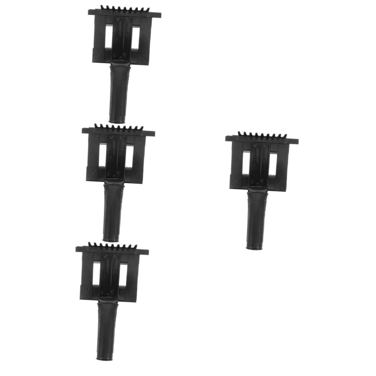 Toddmomy 4pièces Brosse De Toilettage Pour Chevaux Peigne Anti-démangeaison Avec Poignée Ergonomique Outil De Nettoyage Pour Animaux De Ferme Et Chevaux