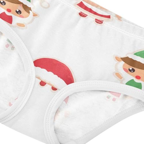 Girls' Panties Organic Cotton Toddler Underwear for Kid Christmas Elves4