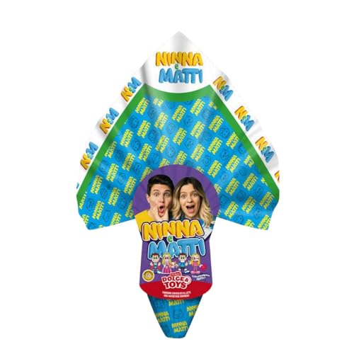 Uova di Cioccolato al Latte Ninna e Matti da 250 gr Pasqua 2024 Dolce Toys