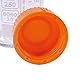 ISOLAB Vorratsflasche, 250 ml, rund, mit GL 45-Schraubverschluss, Borosilikatglas, im 2er-Pack