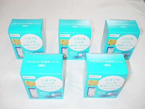 仮設トイレ用防臭・防虫剤「ニオイもムシも出ないトイレ」25g×4包 (×5箱セット)