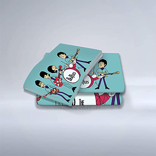 Housse De Couette Cyan Et Bleu, Ensemble De Lit Junior pour Enfants Housse De Couette + Taie d’oreiller – Résistant à L… - Les Beatles, Paul McCartney, John Lennon, RIngo Starr, George Harrison Housse De Couette Cyan Et Bleu, Ensemble De Lit Junior pour Enfants Housse De Couette + Taie d'oreiller - Résistant à L… – Image 3