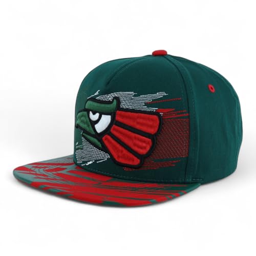 Image of Hecho En Mexico Eagle 3D Embroidered Flat Bill Snapback Cap