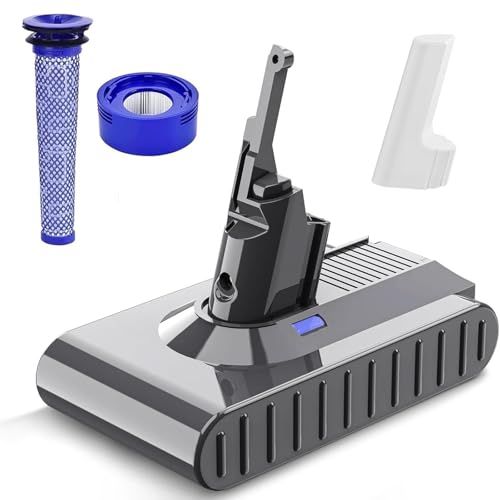 Image of Bonacell 21.6V Replacement for Dyson V8 Battery Compatible with Dyson V8 21.6 Volt 967834-05 215681 SV10 Animal /Absolute /Motorhead /Fluffy Handheld Cordless Vacuum Cleaner