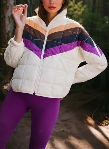 KGGT Women's Lightweight Quilted Jacket in Purple - Your Perfect Puffer for Style and Comfort! - Image 4