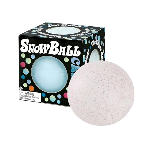 Pink Snowball Slow Rising Stress Ball Stretchy Fidget Toys for Anxiety Relief Squishy Toys Sensory Ball Squeeze Toy for Adults