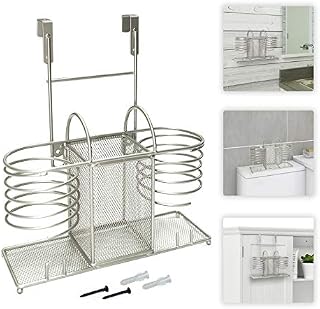 Sunlit 3 in 1 Wall Mount/Countertop/Over Cabinet Door Metal Wire Hair Product