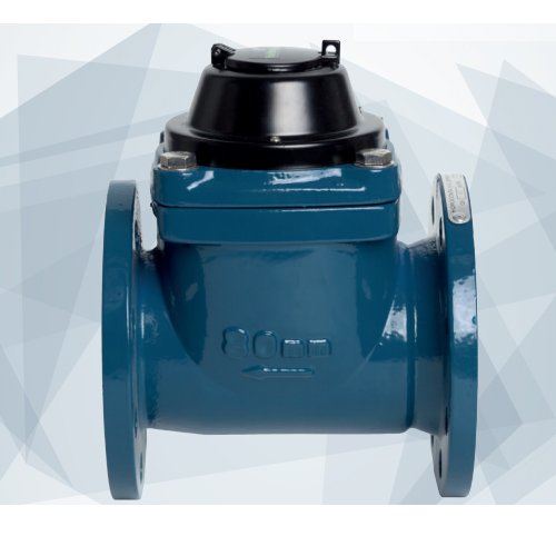 Contador de agua Woltmann WI 3" DN80 / Contador de riego/Incluye Certificado de Homologación C.E.E Clase B/Conexión por brida/Diámetro de paso agua 80mm / Pulgadas 3" / Caudal máximo 80 m3/h