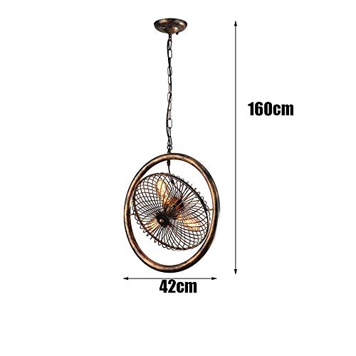 Vintage Steampunk Fan Iron Art Pendant Light Retro Industrial Kitchen Island Ceiling Metal Lampshade E27/E26 Restaurant Loft Hanging Light Shade Fixture Bar Cafe Club Chandelier Hard Wiring needed steampunk buy now online Vintage Steampunk Fan Iron Art Pendant Light Retro Industrial Kitchen Island Ceiling Metal Lampshade E27/E26 Restaurant Loft Hanging Light Shade Fixture Bar Cafe Club Chandelier Hard Wiring needed steampunk buy now online