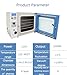TECHTONGDA Vacuum Drying Heat Treat Oven Industrial Lab Temperature Control 4 Layers 0.9Cu ft