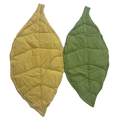 Yunnyp Kinder Vloermat Bladvorm Baby Speelkleed Zacht Katoen Kruiptapijt Babykamer Inrichting - Afbeelding 7