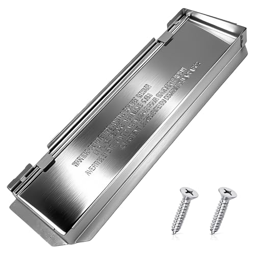 CG WB06X10436 Microwaves Vent Damper Fits for GE Microwave Exhaust Vent Kit Replaces Microwave Vent Kit Vent Damper 942574 AH651224 EA651224 PS651224 WB06X0388 Comes with 2 Screws)