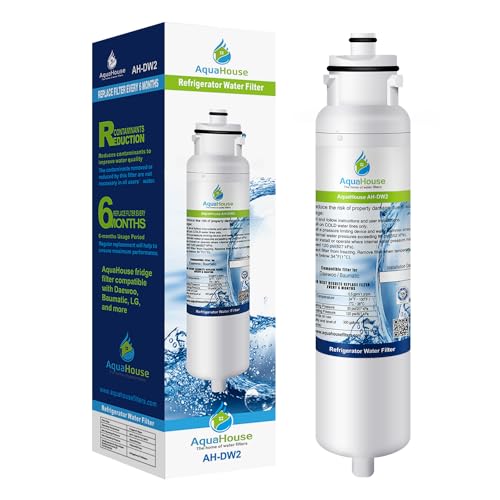 AquaHouse AH-DW2 Filtre à eau pour réfrigérateur Daewoo Aqua Crystal DW2042FR-09, DW2042F-09, Baumatic Titan 4, Compatible