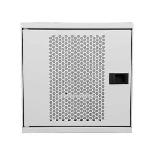 Ziglat 280 Serisi WiFi Box Duvar Tipi Modem ve WiFi Kutusu 280x120x280 mm Mat Beyaz | Perfore Metal Kapak | Montajlı