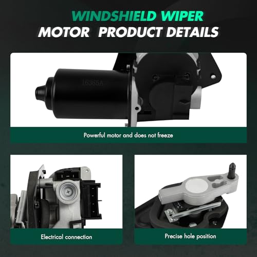 Image of SCITOO Front Windshield Wiper Motor Replacement for 1992-1994 for Ford for Crown Victoria,1990-1994 for Lincoln for Town Car Wiper Motor F0VY17508A,F2VY17508A 4 Pins