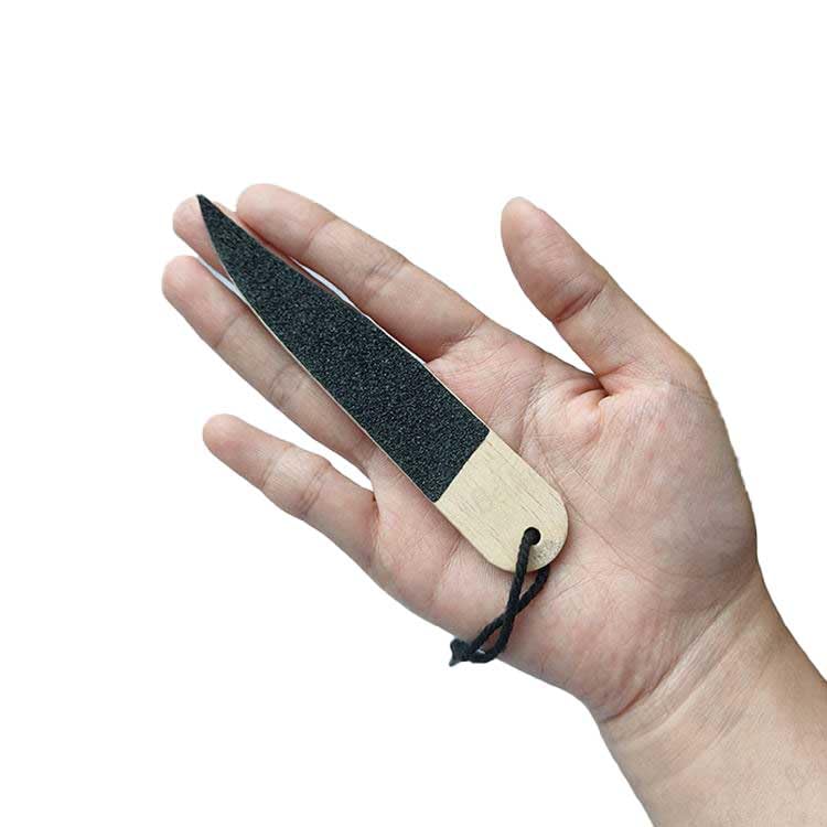 Skin & Callus Sand File for Rock Climbers Hands Fingers, Palms & Nails, Wood - Image 2