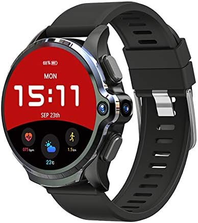 JIAX 3GB 32GB Smart Watch Men 1260Mah Battery Dual Camera Face ID Unclok 1.6" 4G Android Smartwatch GPS WiFi Sim Card for Men Woman and Kids