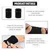 Handgelenktasche,Wristband Geldbörse,Sport Handgelenk Brieftaschen,Schweissband Handgelenk Set,Schweißbänder Handgelenk,Schweißarmband,Sport Schweißband Wristbands Mit Reißverschlusstasche(Schwarz) #2