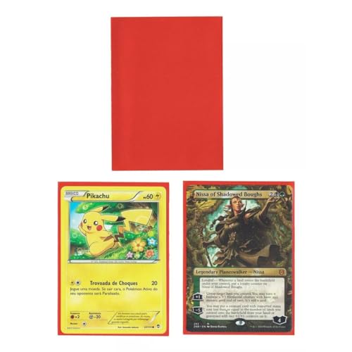 Sleeves Central Shield Matte Vermelho Standard Padrão