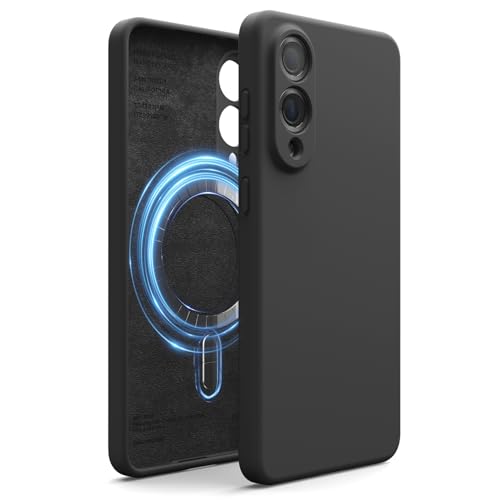Image of elago Premium Magnetic Silicone Case for Galaxy S25 Edge Black