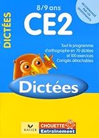Dictées CE2 8/9 ans : Exercices de base 2218920883 Book Cover