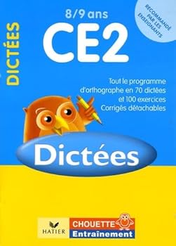 Paperback Dictées CE2 8/9 ans : Exercices de base [French] Book