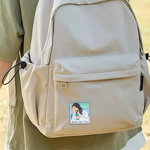 Image of PLwelth Jesus Enamel Pin for Women Men Funny Brooch Pin for Backpack Bag Clothes Charms Accessories Cute Christian Gifts