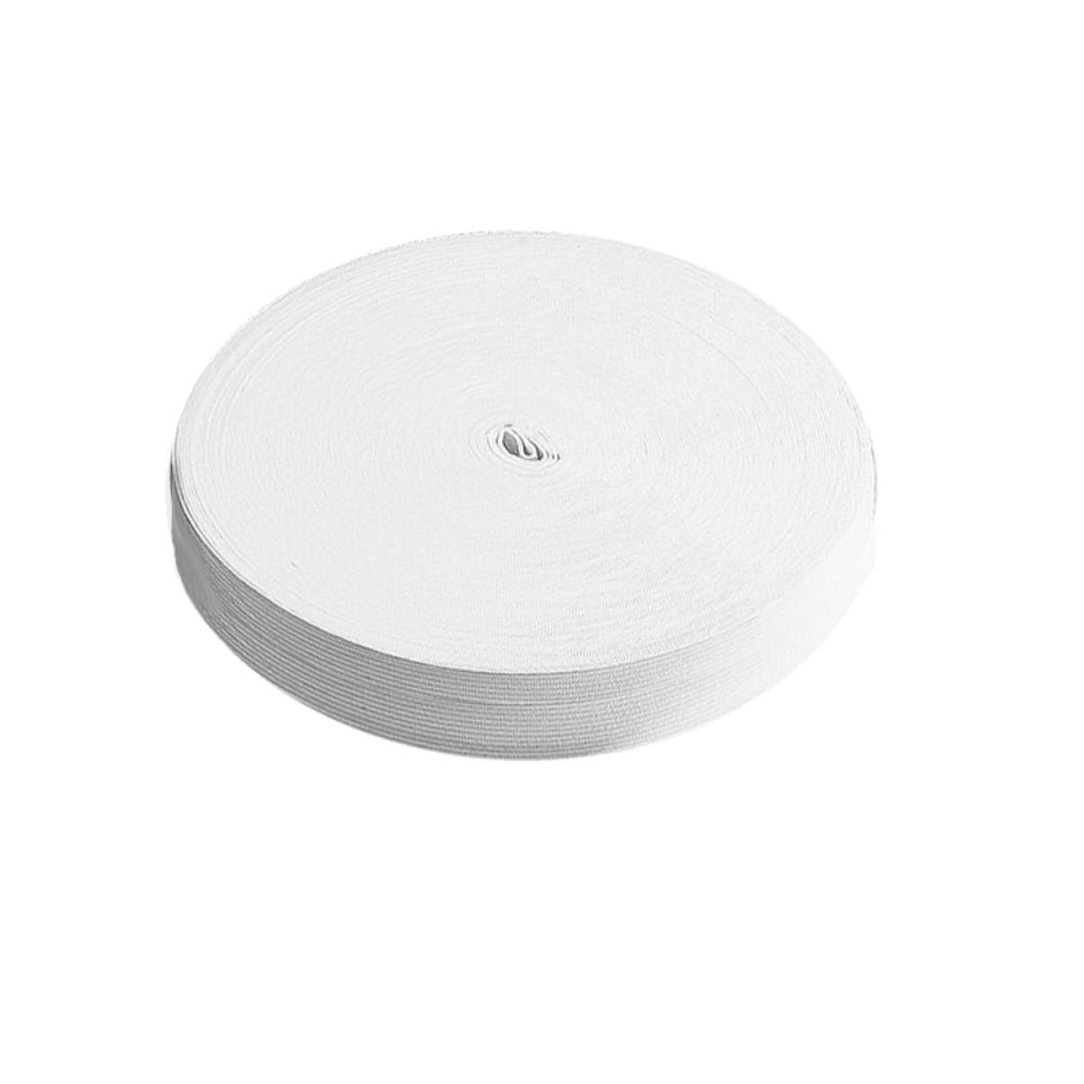 Elastico Piatto per Cucire Metri di Poliestere Accorciabile Bianco Accessori per Abbigliamento e Progetti Fai da Te