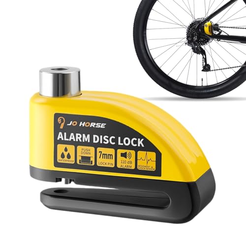 Candado de disco para motocicleta, bloqueo de freno de disco, antirrobo para motocicleta, bloqueo de alarma de freno de disco, resistente antirrobo para bicicletas, motocicletas