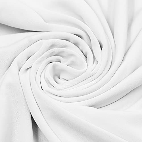 Women Glitter Rhinestone Muslim Turban Hijab Cap Modesty Long Head Wrap Scarf Shawl White #TOP2