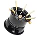 OMKMNOE Gusseisen Fondue Set für 6 Personen Fondueset mit Brenner und Gabeln Fondue-Set Käsefondue Set Fleischfondue Set Schokofondue Set