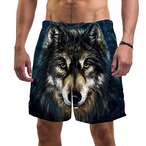 Short de plage loup JDEZ : maillots de bain hommes légers pour l'été