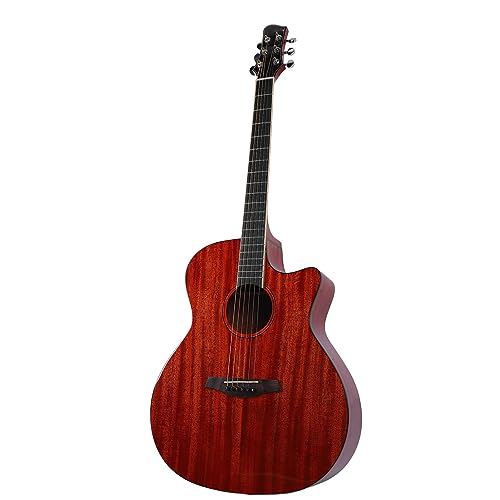 Guitare Folk, Guitare Acoustique, Son Plus Riche, Texture Fine, Faible Pression de Sélection pour les Mélomanes, Cadeau de Jeu avec Chiffon d’essuyage (Brun) - Les Beatles, Paul McCartney, John Lennon, RIngo Starr, George Harrison Guitare Folk, Guitare Acoustique, Son Plus Riche, Texture Fine, Faible Pression de Sélection pour les Mélomanes, Cadeau de Jeu avec Chiffon d'essuyage (Brun) – Image 3