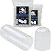Pharma-Grade, Pre-Separated Size 000 Fillable Gel Capsules 1000 Bulk Pack in Resealable Bag. X-Large Flavorless Gluten-Free Gelatin Caps Snap Closed & Hold Securely for Custom Vitamins & Nootropics